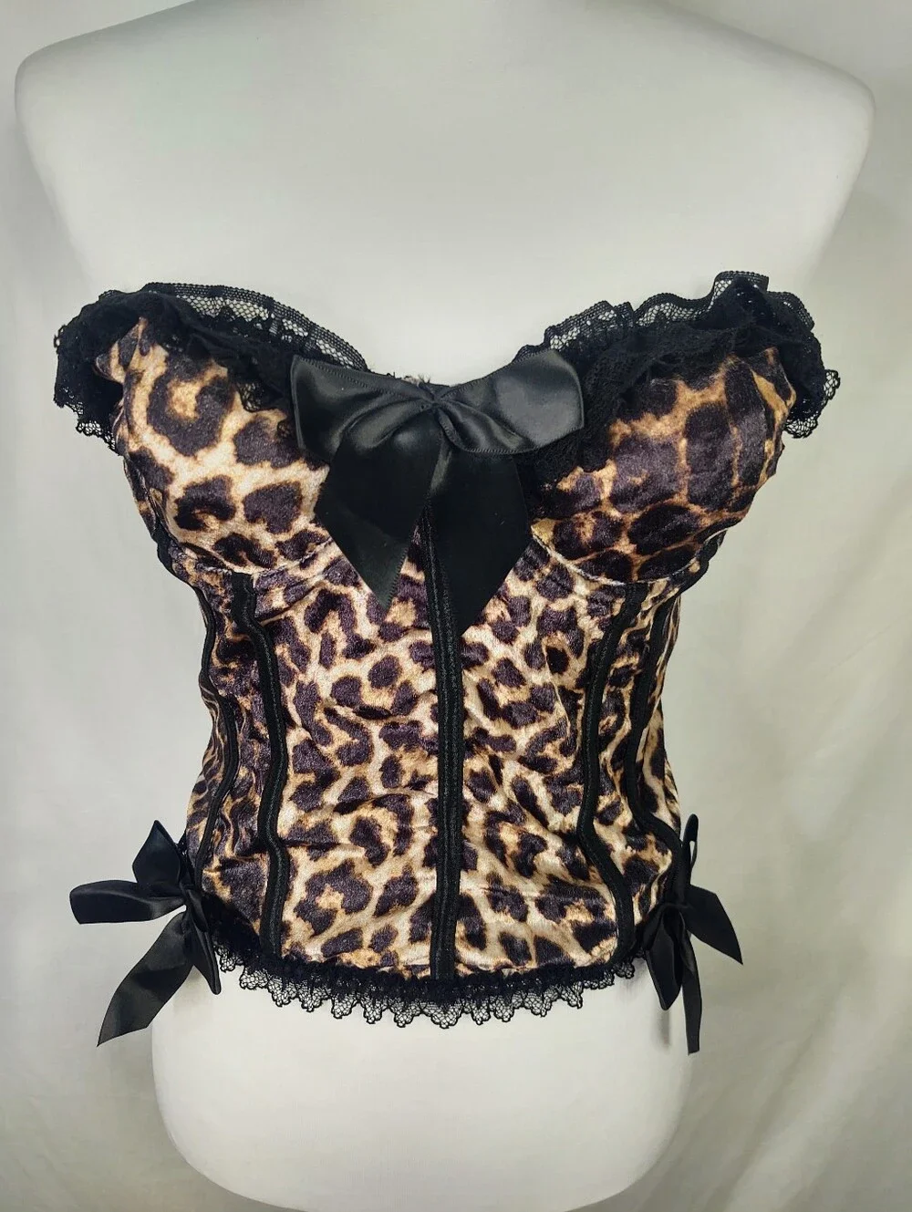 NWT Romwe J Fashion Y2K Gyaru Corset Top Sz L - Picture 1 of 11